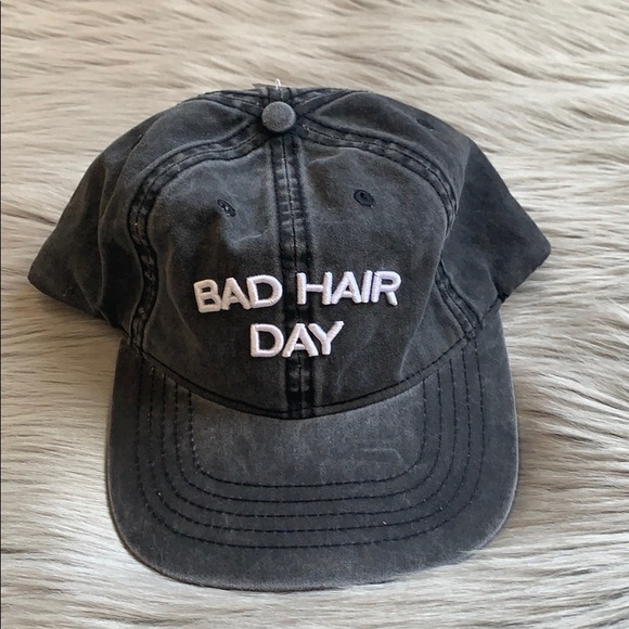 Time and Tru Accessories - Time & Try "Bad Hair Day" Gray Hat